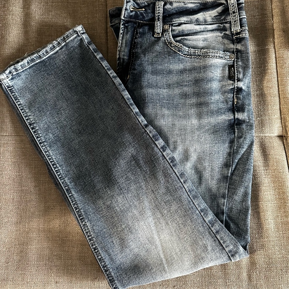 Silver Jeans Blue Straight Leg Classic Denim👖😎